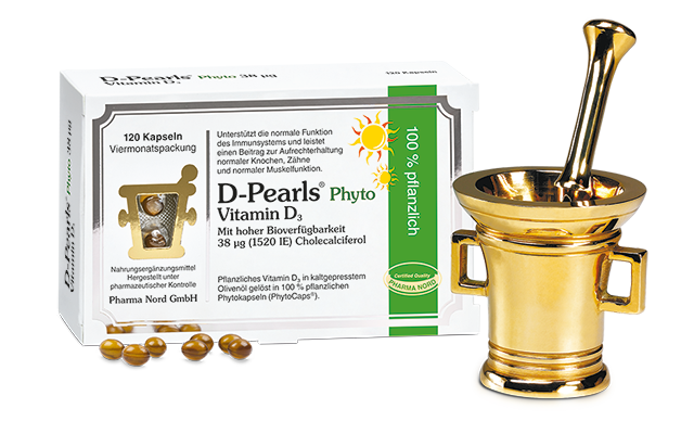 Vitamin D3 in pflanzlichen Phytokapseln