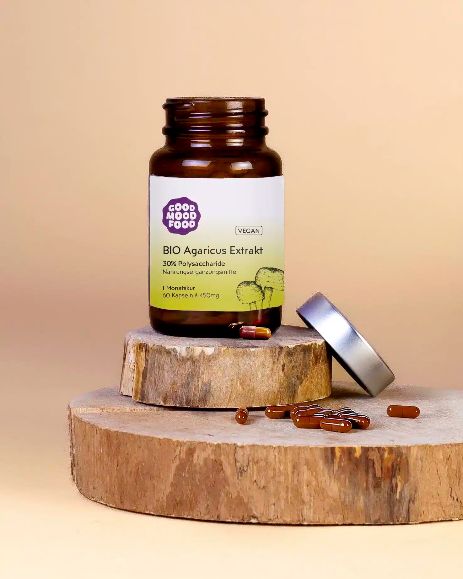 Bio Vitalpilz Agaricus Extrakt, Kapseln