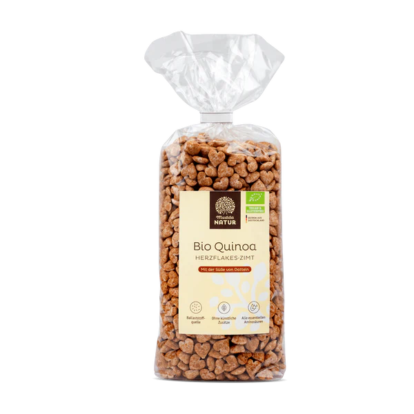 Bio Quinoa Herzflakes -Zimt-