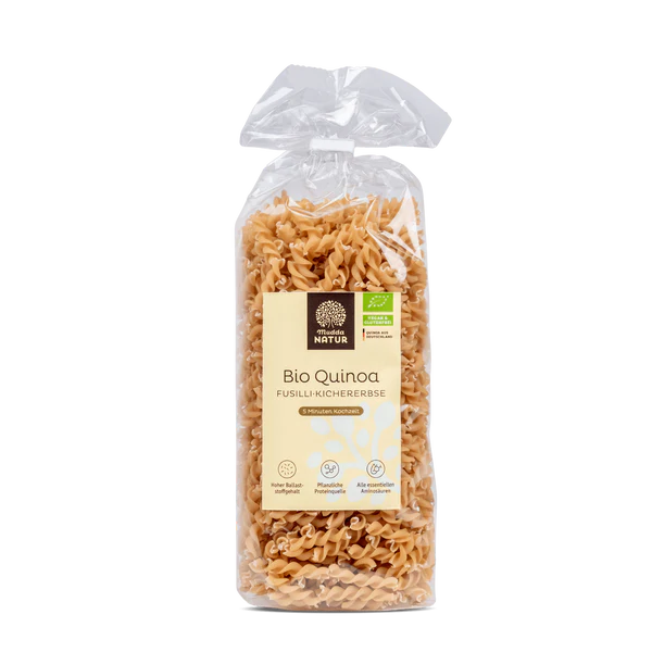 Bio Quinoa Fusilli mit Kichererbse