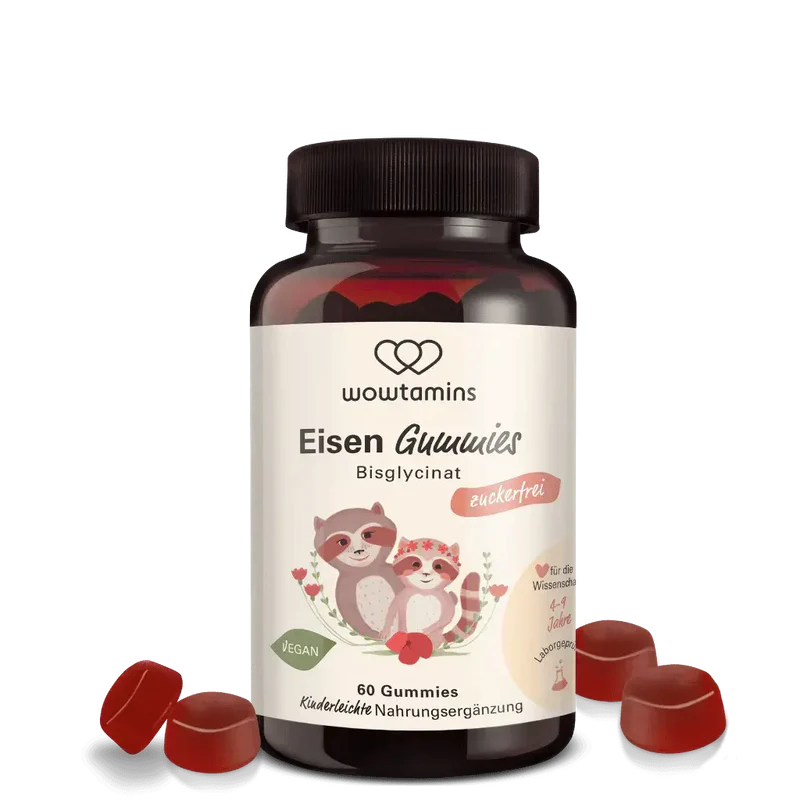 Eisen Gummies zuckerfrei