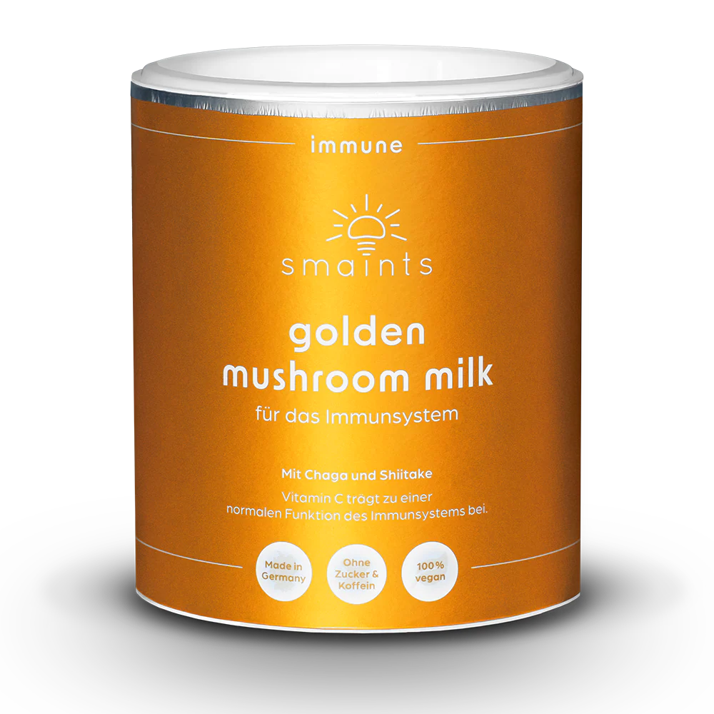Golden Mushroom Milk 2.0 mit Chaga und Shiitake 210g