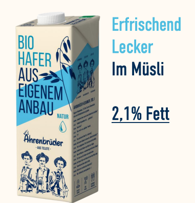 Bio Haferdrink Natur 6er Pack