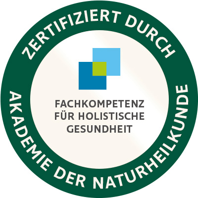 Siegel Zertifiziert durch Akademie der Naturheilkunde